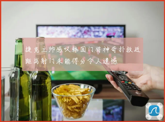 捷克主帅感叹韩国门将神奇扑救近距离射门未能得分令人遗憾